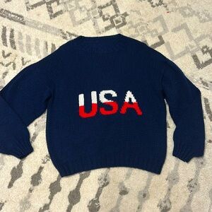 USA knit sweater